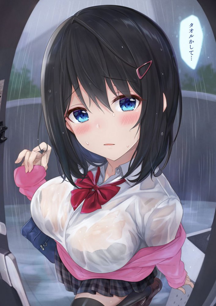 威力バツグンな濡れ透けの二次エロ画像詰め合わせ