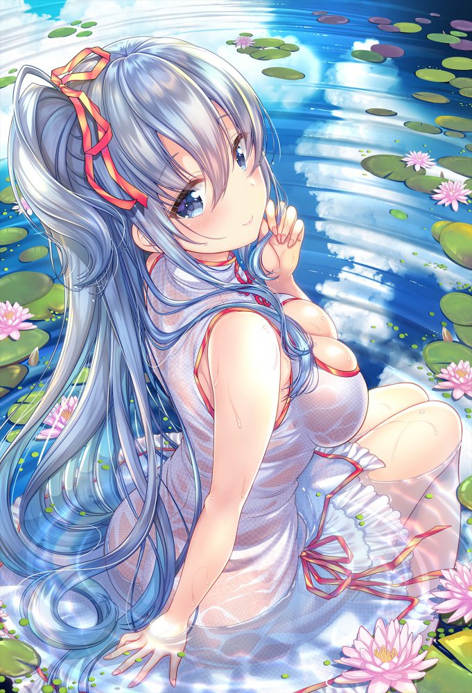 威力バツグンな濡れ透けの二次エロ画像詰め合わせ