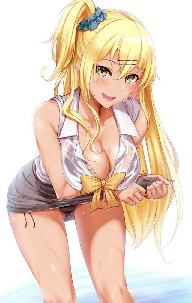 威力バツグンな濡れ透けの二次エロ画像詰め合わせ