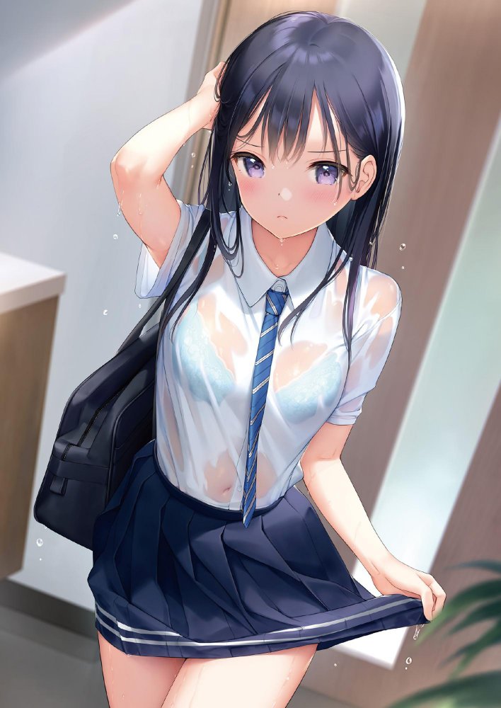 威力バツグンな濡れ透けの二次エロ画像詰め合わせ