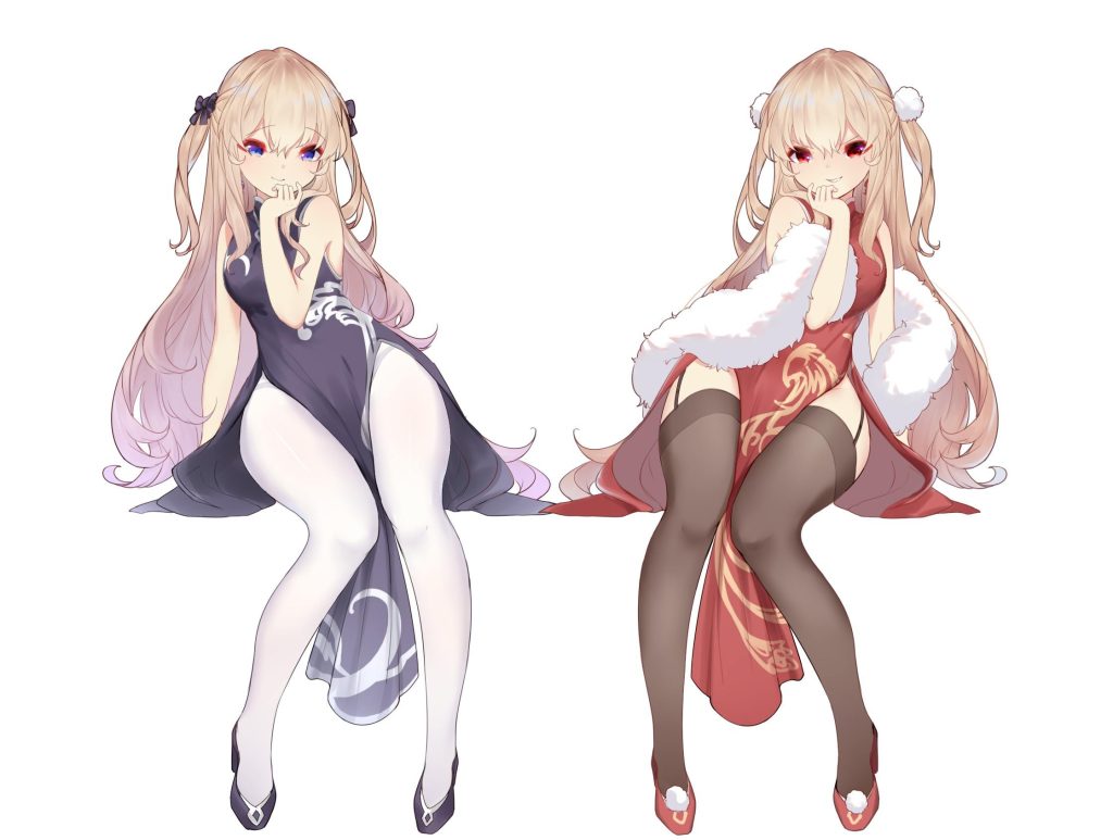 ニーソのエロ画像を復習していく