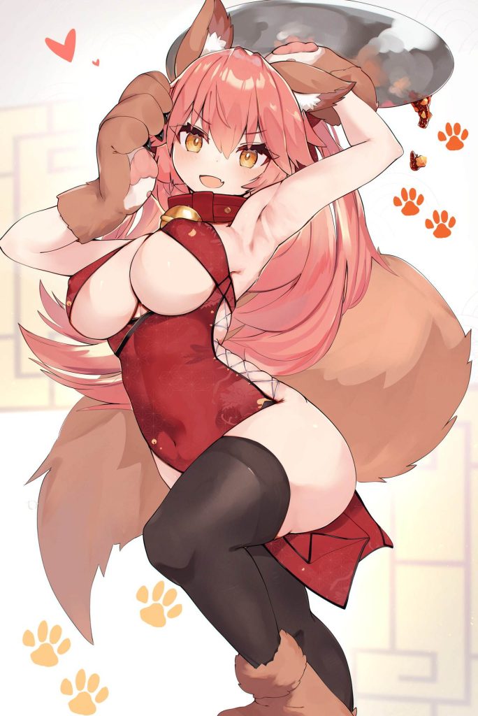 ニーソの二次エロ画像を愛でる。