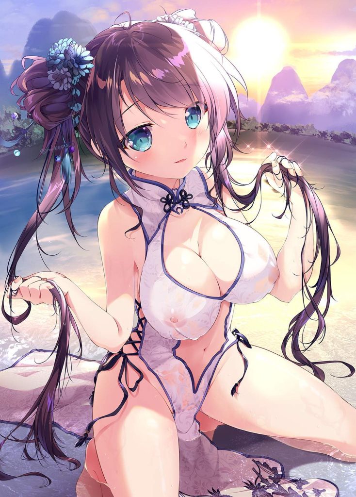 ニーソの二次エロ画像を愛でる。