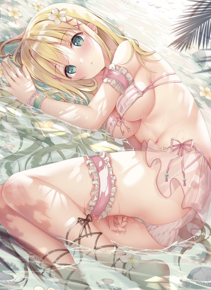 クッソ可愛い水着系美少女で妄想！ハメ撮り中出し！
