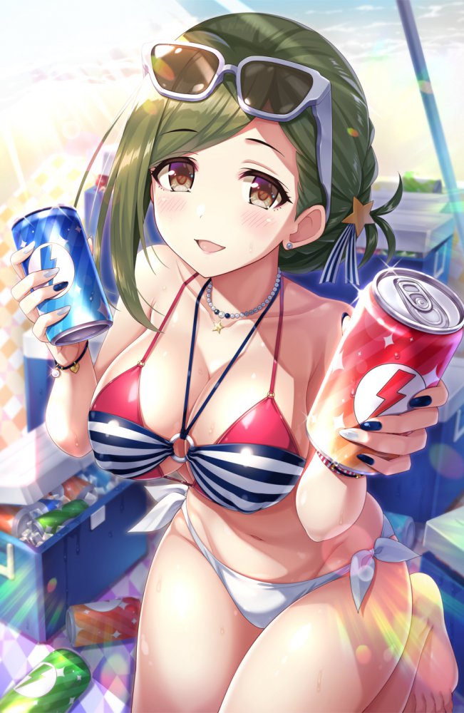 クッソ可愛い水着系美少女で妄想！ハメ撮り中出し！