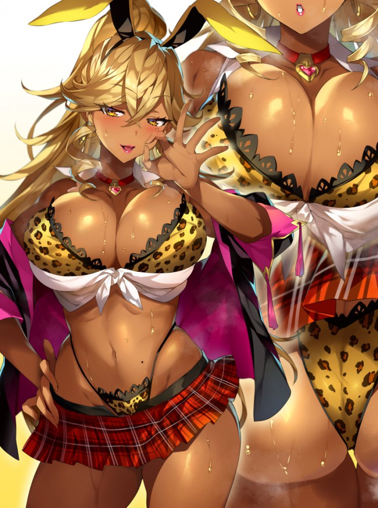 【二次】日焼け・褐色のメチャシコで可愛い女の子のエッチな画像