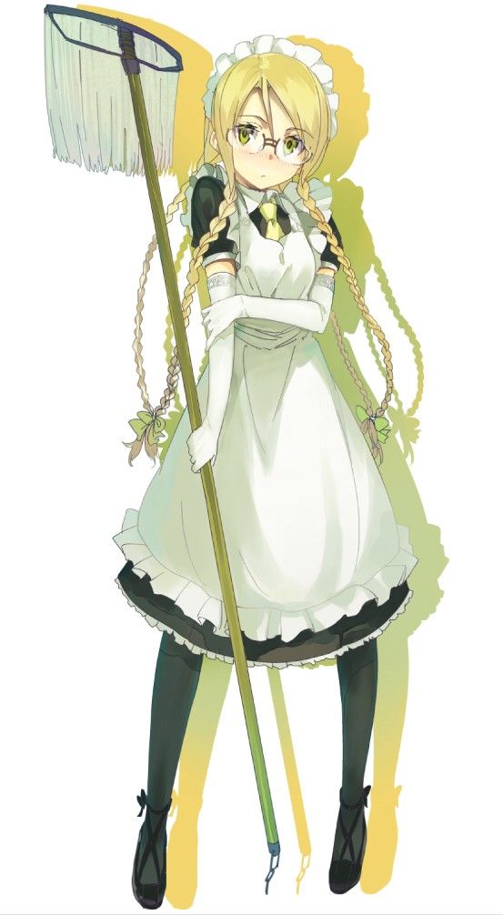 メイドの二次エロ画像を愛でる。