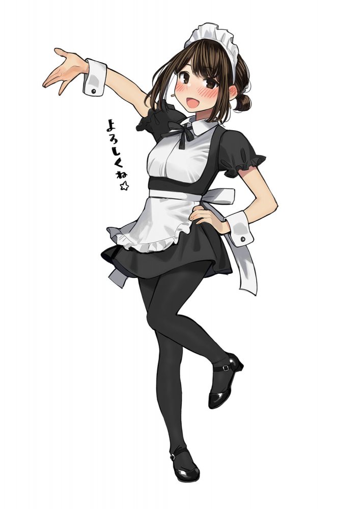 メイドの二次エロ画像を愛でる。
