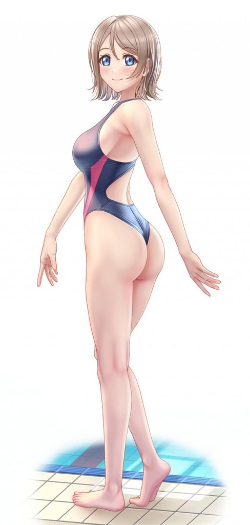 競泳水着でしこれる二次画像ください!