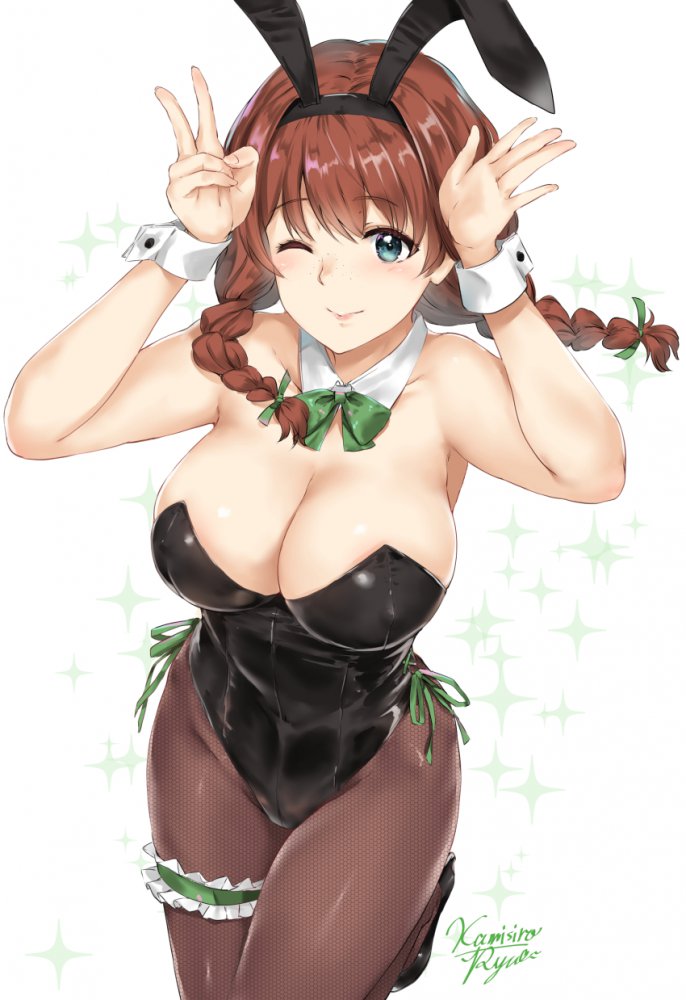 【バニーガール】「ひあぁあ♡イキましゅ♡イってぇしまいましゅうぅー♡」エッチなご奉仕画像