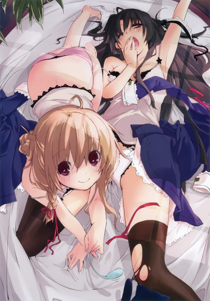 寝起きの二次元エロ画像。