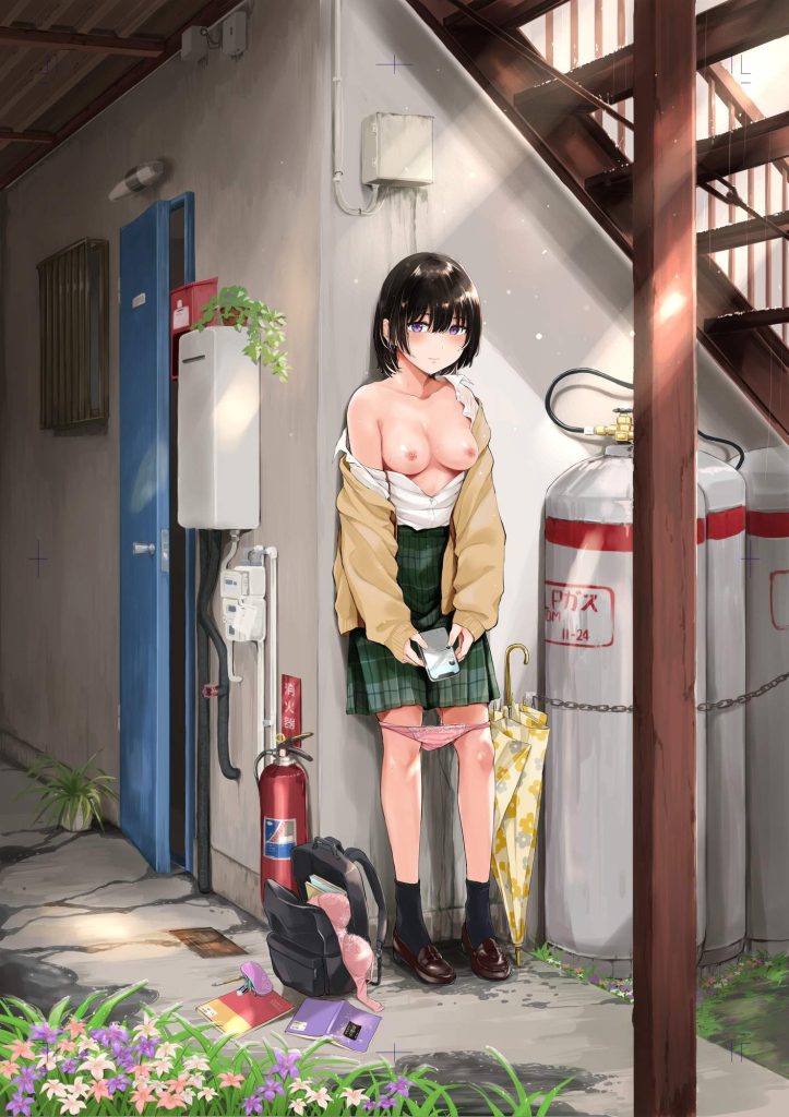 制服の二次エロ画像で抜きたい！