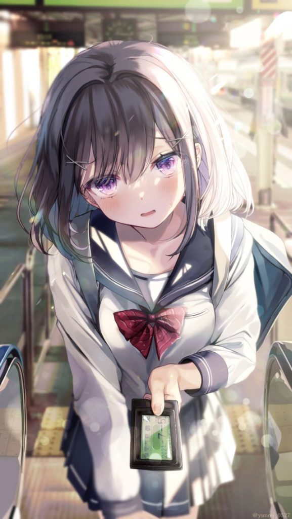 制服の二次エロ画像で抜きたい！