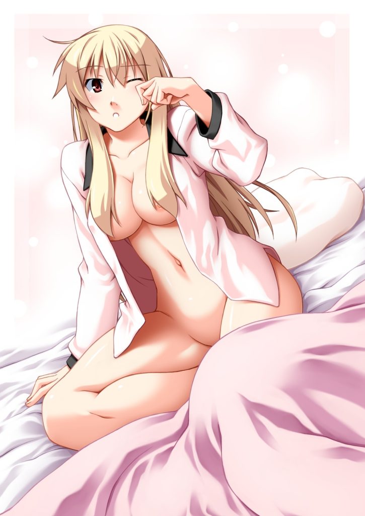 寝起きの二次元エロ画像。