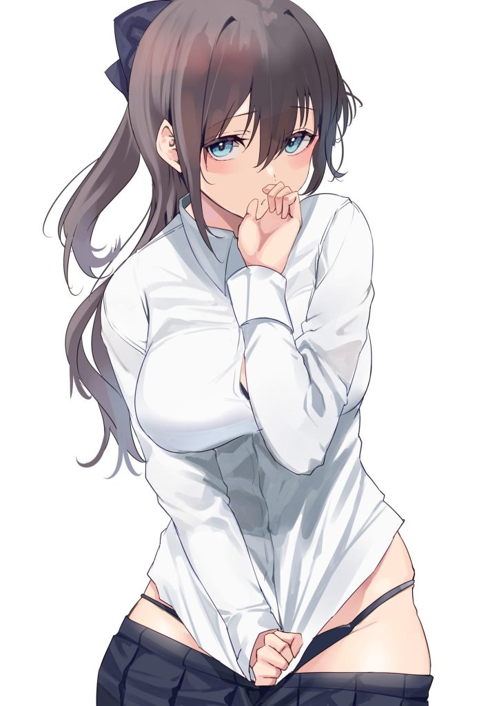 フェラチオの二次元エロ画像。
