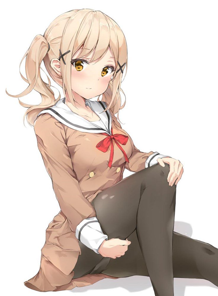パンスト・タイツの二次フェチ画像。