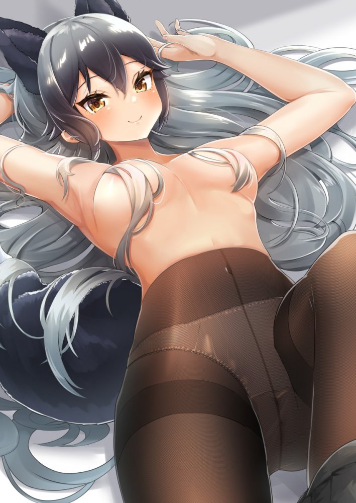 パンスト・タイツの二次フェチ画像。