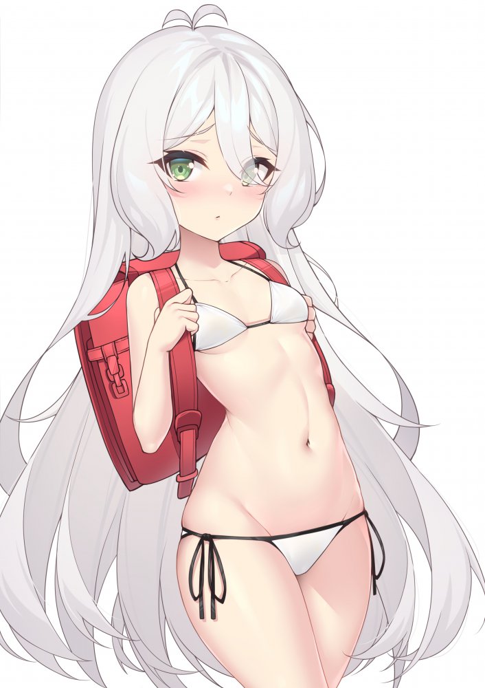 銀髪のよさを再確認できるエロ画像