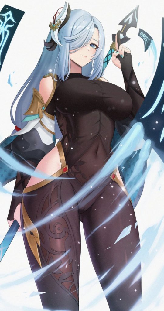 銀髪の二次フェチ画像。