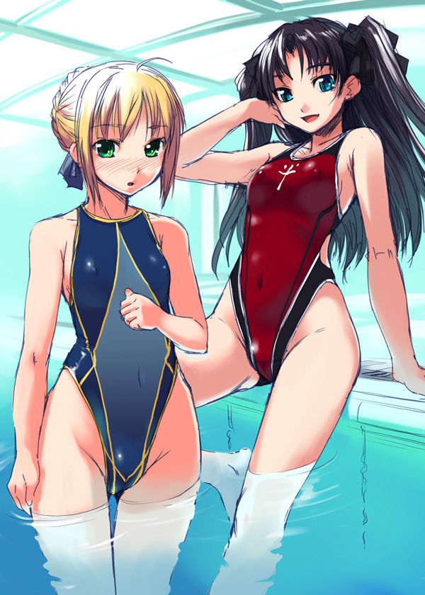 競泳水着のよさを再確認できるエロ画像