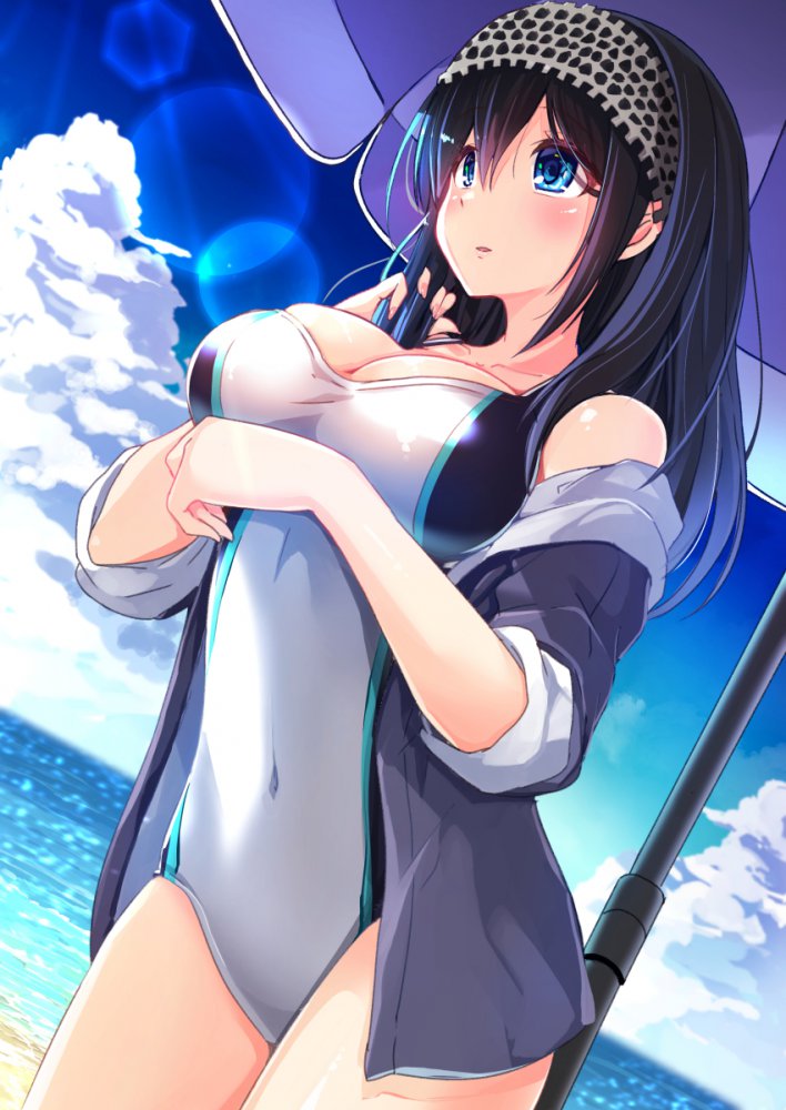 競泳水着の二次エロ画像くだしあ。