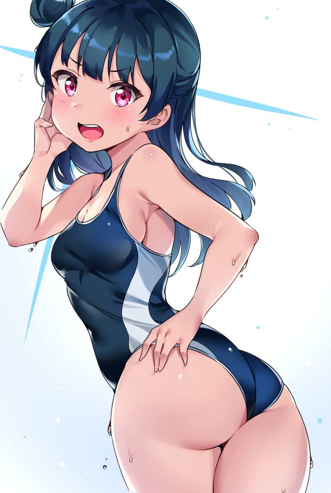 競泳水着の二次エロ画像くだしあ。