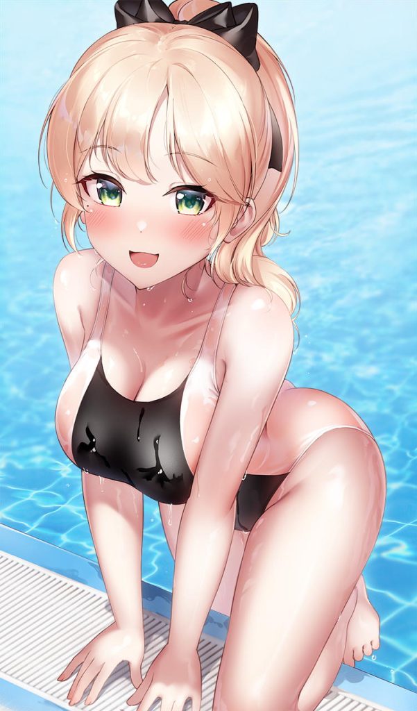 競泳水着の二次エロ画像くだしあ。