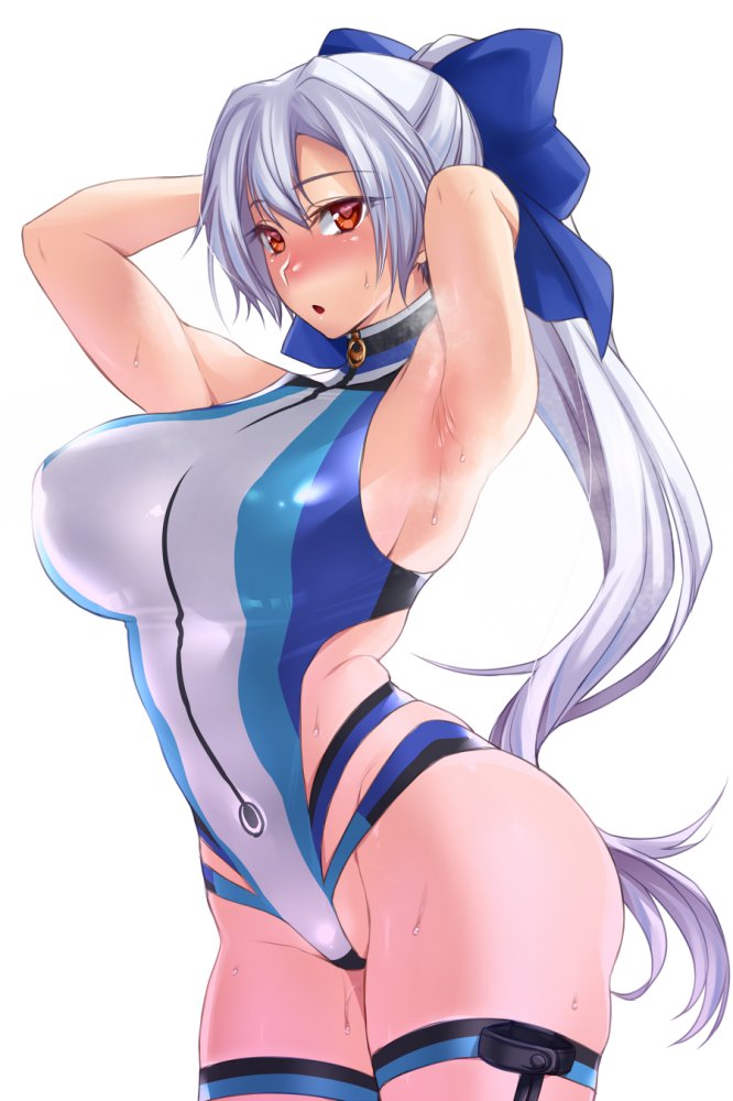 競泳水着の魅力についてエロ画像で検証