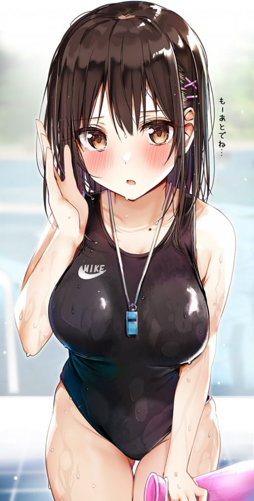 競泳水着の魅力についてエロ画像で検証