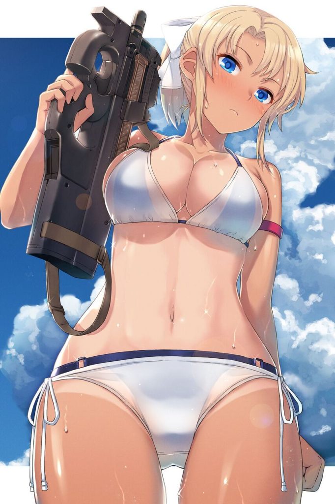 ローアングルの二次エロ画像でいい夢みましょ♪
