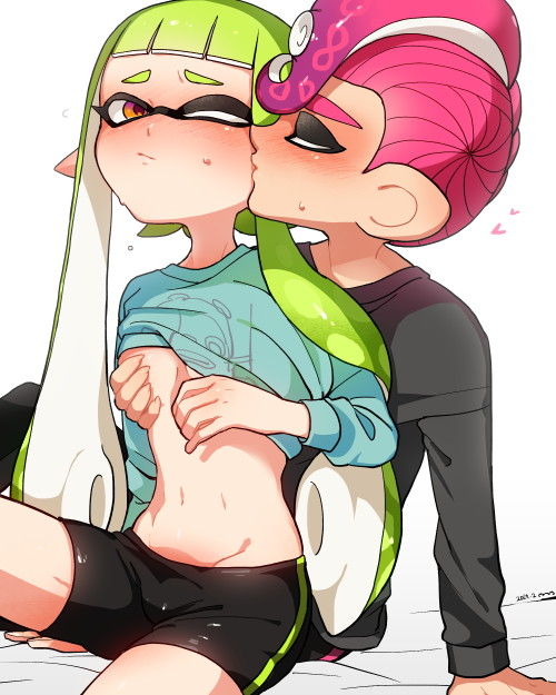 スプラトゥーンのよさを再確認できるエロ画像