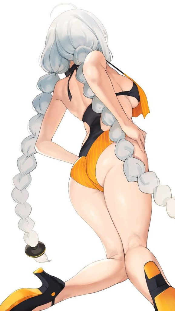ローアングルの二次エロ画像でいい夢みましょ♪