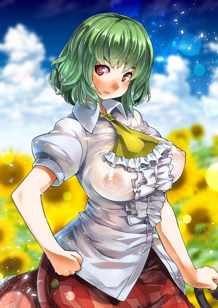 露出のエロ画像フォルダを解放していく