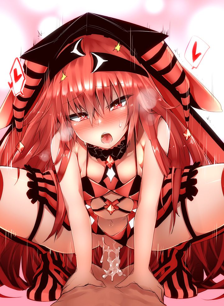 騎乗位のドエロい画像