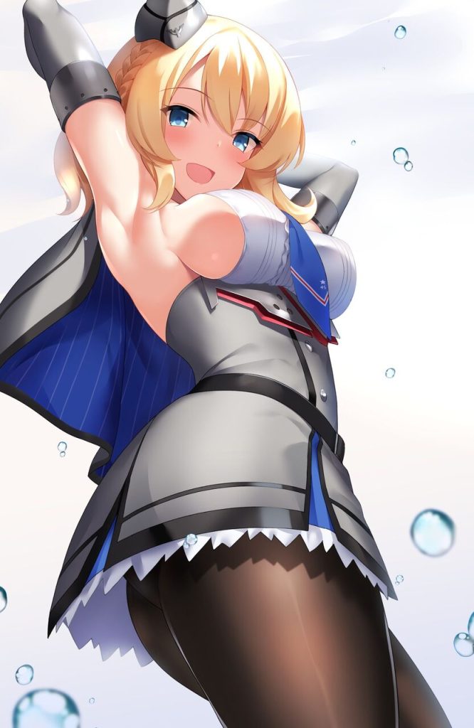 ローアングルの二次エロ画像でいい夢みましょ♪