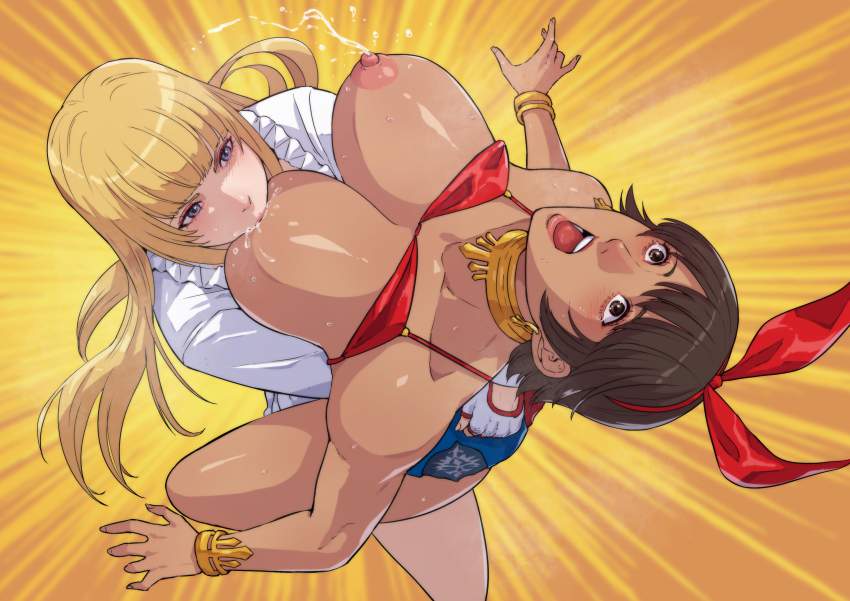 百合・レズの二次フェチ画像。