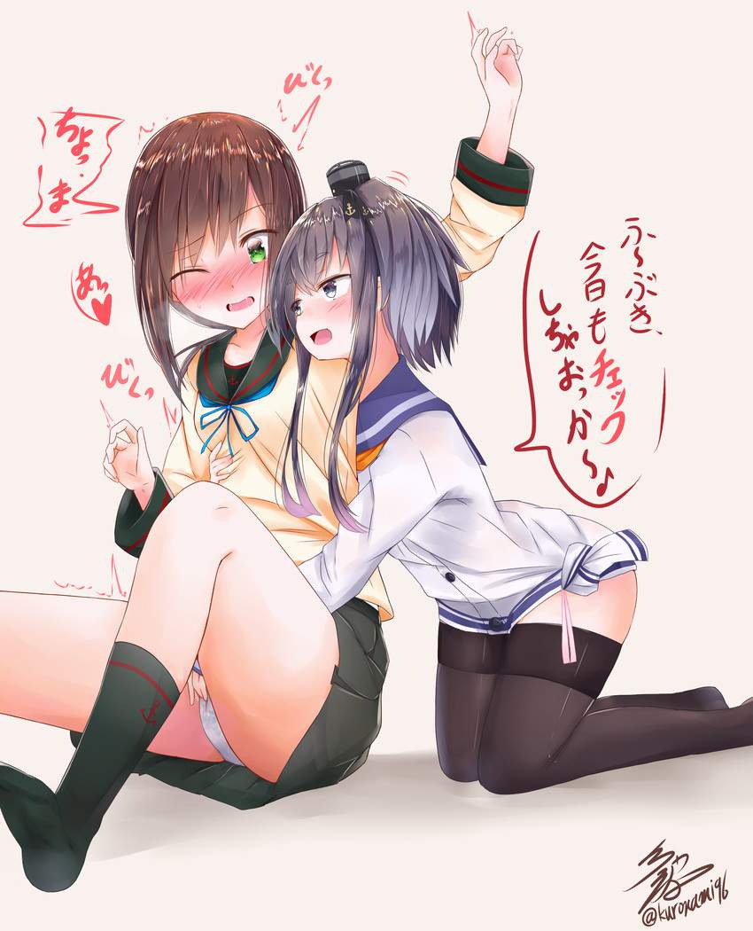 百合・レズの二次フェチ画像。