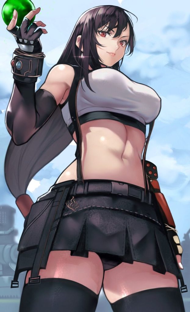 ローアングルの二次エロ画像でいい夢みましょ♪