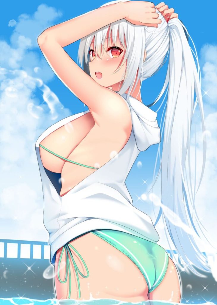 俺のとっておきの銀髪の画像フォルダを見せる