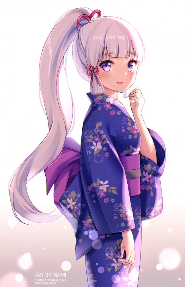 銀髪の二次フェチ画像。