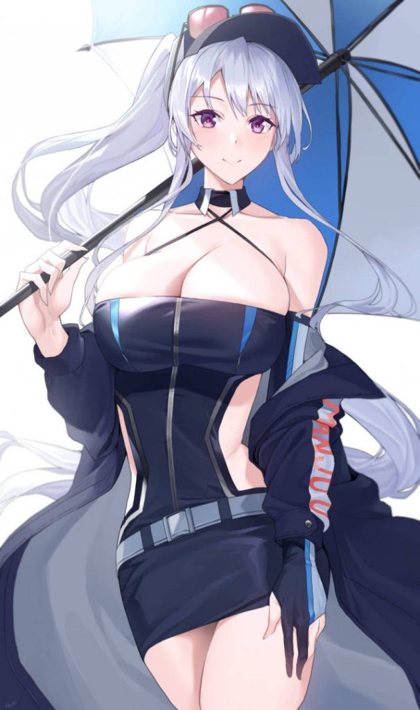 銀髪の二次フェチ画像。