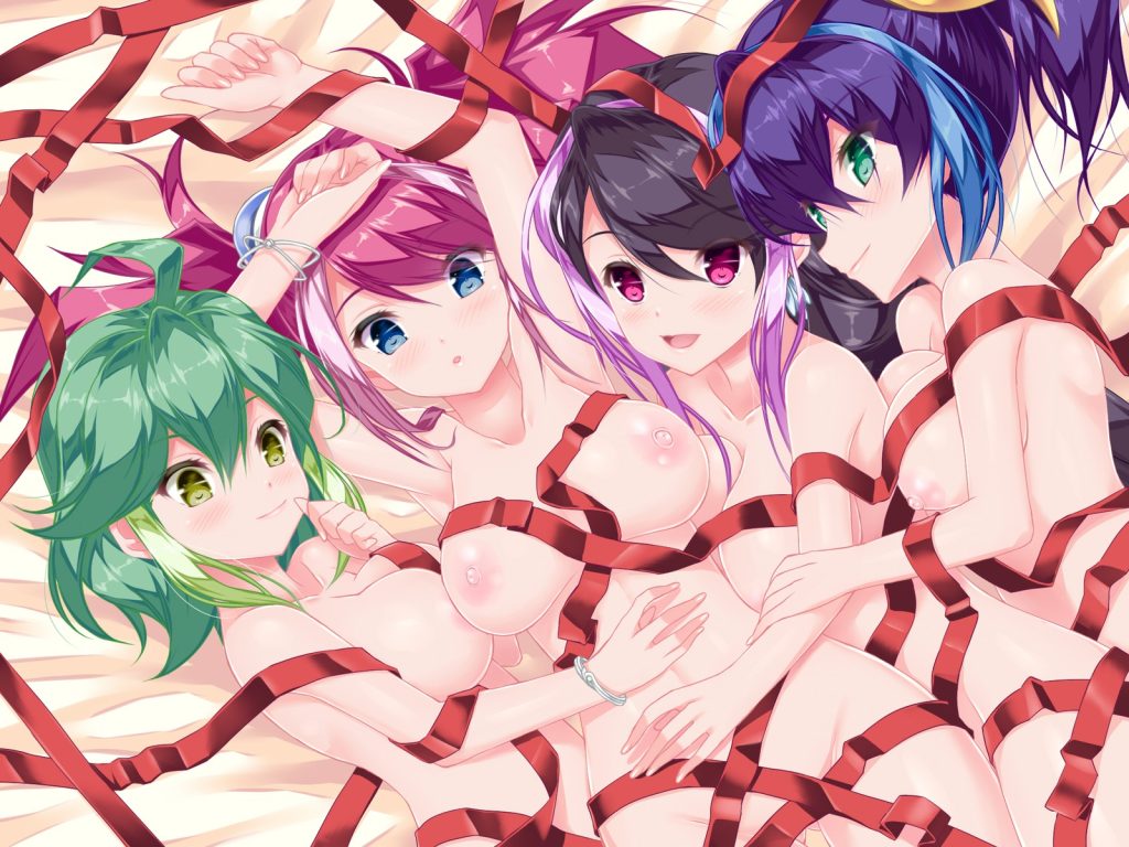 リボン画像で今夜もイチャラブ妄想！「やっ♥ダメェ♥そこぉ♥そこいじめないでぇ♥」