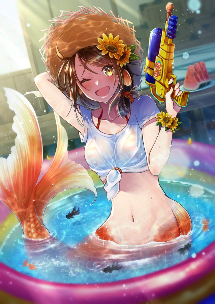 水着の二次エロ画像くだしあ。
