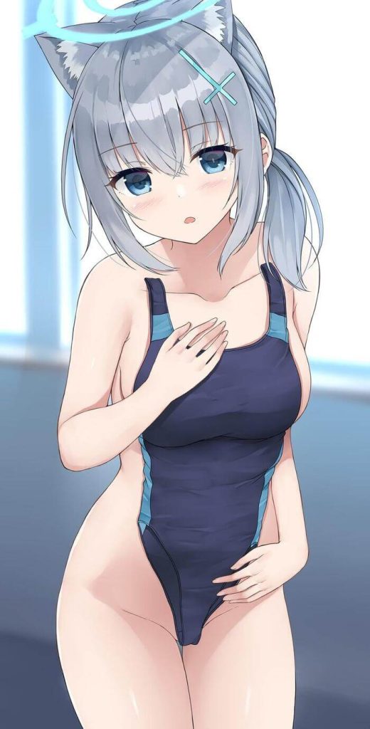 【ブルーアーカイブ】「ひあぁあ♡イキましゅ♡イってぇしまいましゅうぅー♡」エッチなご奉仕画像