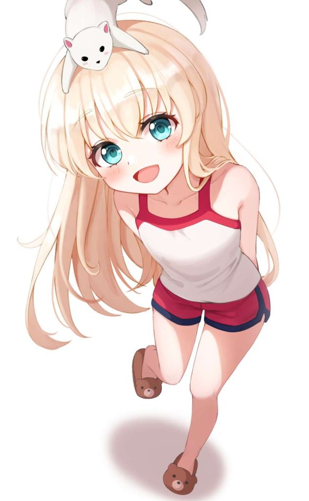 メイドの二次元エロ画像。