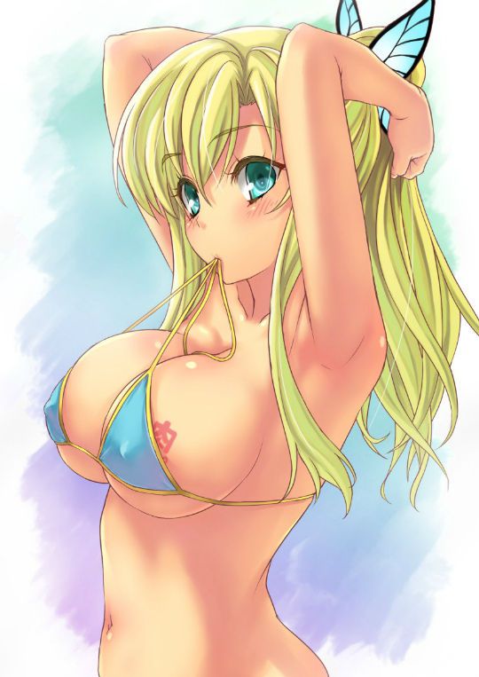 巨乳の萌えイラスト