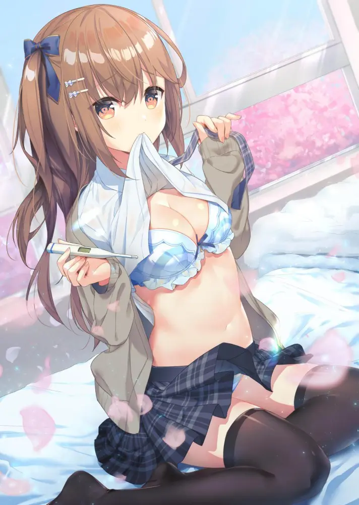 縞パンのエロ画像みて幸せになろう!