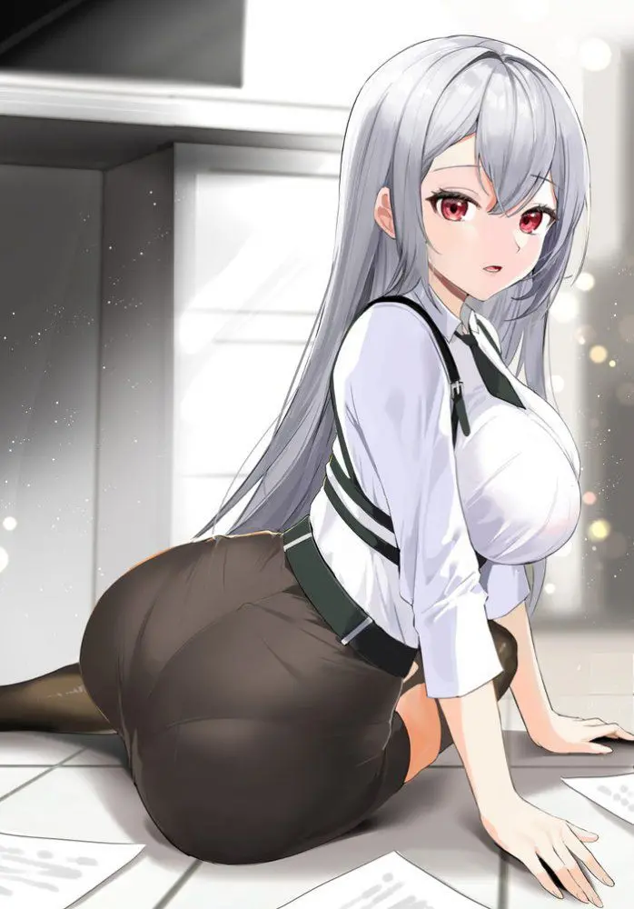 お尻の可愛い二次元画像。