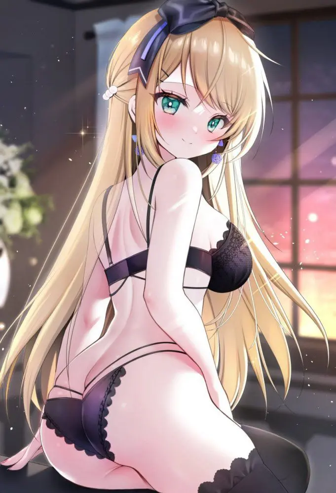 お尻の可愛い二次元画像。