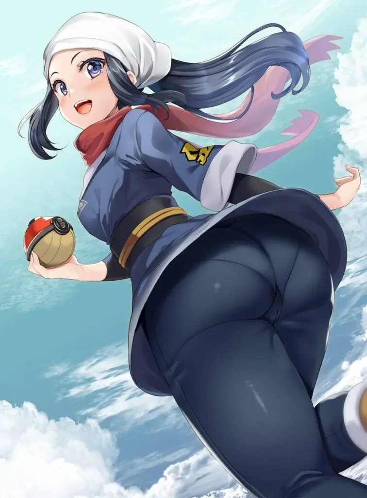 お尻の可愛い二次元画像。